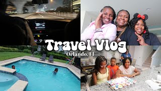 TRAVEL VLOG| early flight, reunited with my family, morgan's birthday, airbnb tour, game night...