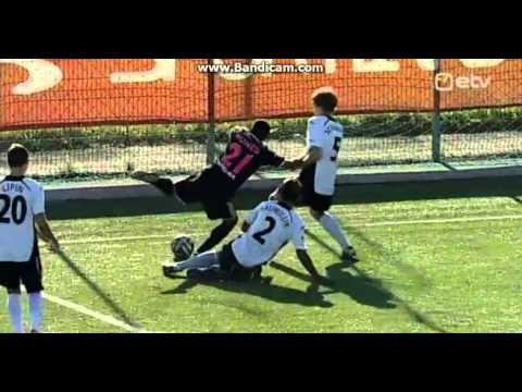 FC Infonet vs. Nõmme Kalju - the first penalty (Kalimullin on Nunes)