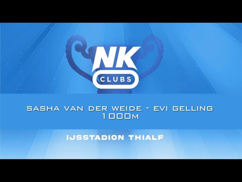 Sasha van der Weide - Evi Gelling 1000m NK Clubs 2023