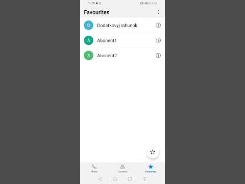 How to add contacts to "Favorites" in Huawei