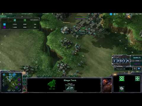 StarCraft 2 - 173 Zenith vs Kyle PvT on Lost Temple Part 2