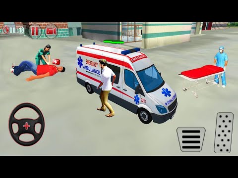 Ambulance Robot Car Transform Emergency Robot City Rescue Simulator - Android Games RFVE
