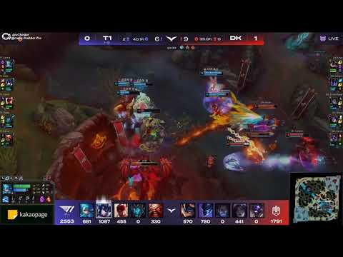 Incredible fight from behind by Faker and Canna - T1 vs Damwan Kia