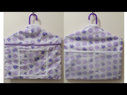 Porta lingerie no cabide, passo à passo.  Opção de uso lingerie cuecas  meias etc...