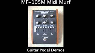 Video thumbnail for Moogerfooger MF-105M Midi Murf audio example / demo on GUITAR by Guitar Pedal Demos