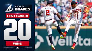FULL 9TH INNING: The Atlanta Braves are the first team in MLB to reach 20 wins this season! ????