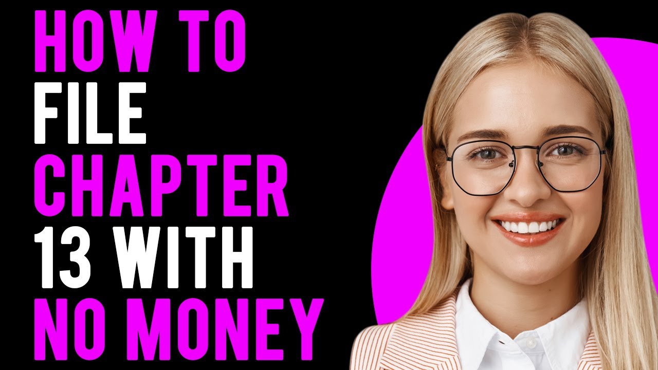 How To File Chapter 13 With No Money ($0 Down Bankruptcy)