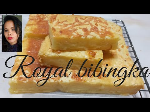 Easy Royal Bibingka recipe | glutinous rice dessert