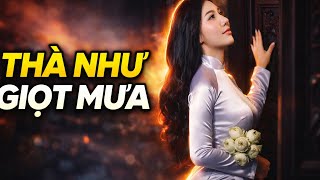 Thà Như Giọt Mưa | Ca Khúc Lắng Đọng Cho Những Tâm Hồn Cô Đơn 🌙#ThaNhuGiotMua #NhacTruTinh #NhacVang