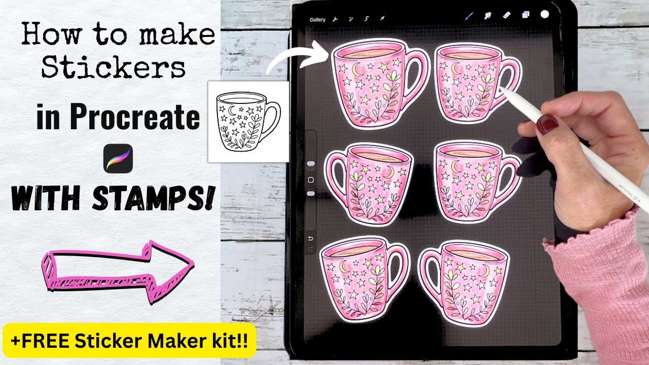 Make Your Own Stickers In Minutes With Procreate