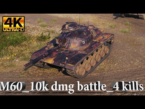 M60 video in Ultra HD 4K 10052 dmg, 4 kills, 1563 exp, 2290 block, 1183 assist World of Tanks.