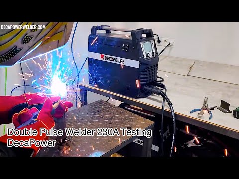 Double Pulse MIG Welding Machine - DECAPOWER ULTRAMIG-230 | Unboxing & Test
