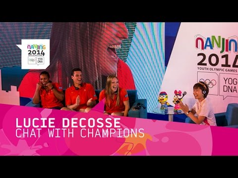 Lucie Decosse joins the Chat with Champions - Learn and Share | Nanjing 2014 Youth Olympic Games