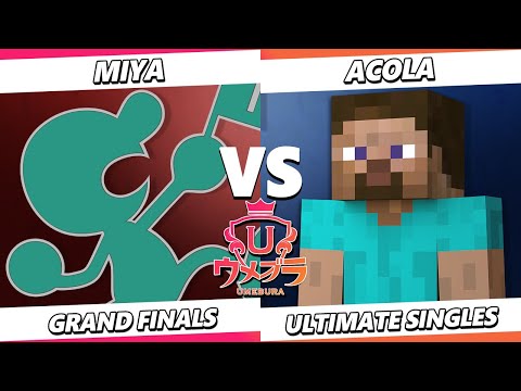 Umebura SP 12 GRAND FINALS - Miya (Game & Watch) Vs. Acola (Steve) Smash Ultimate - SSBU