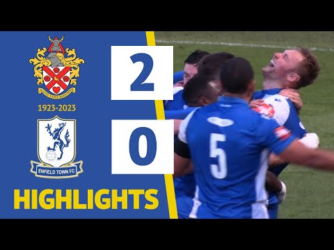 SCOTT AT THE DOUBLE | Hornchurch 2-0 Enfield Town Highlights | Isthmian Premier League 2023/24