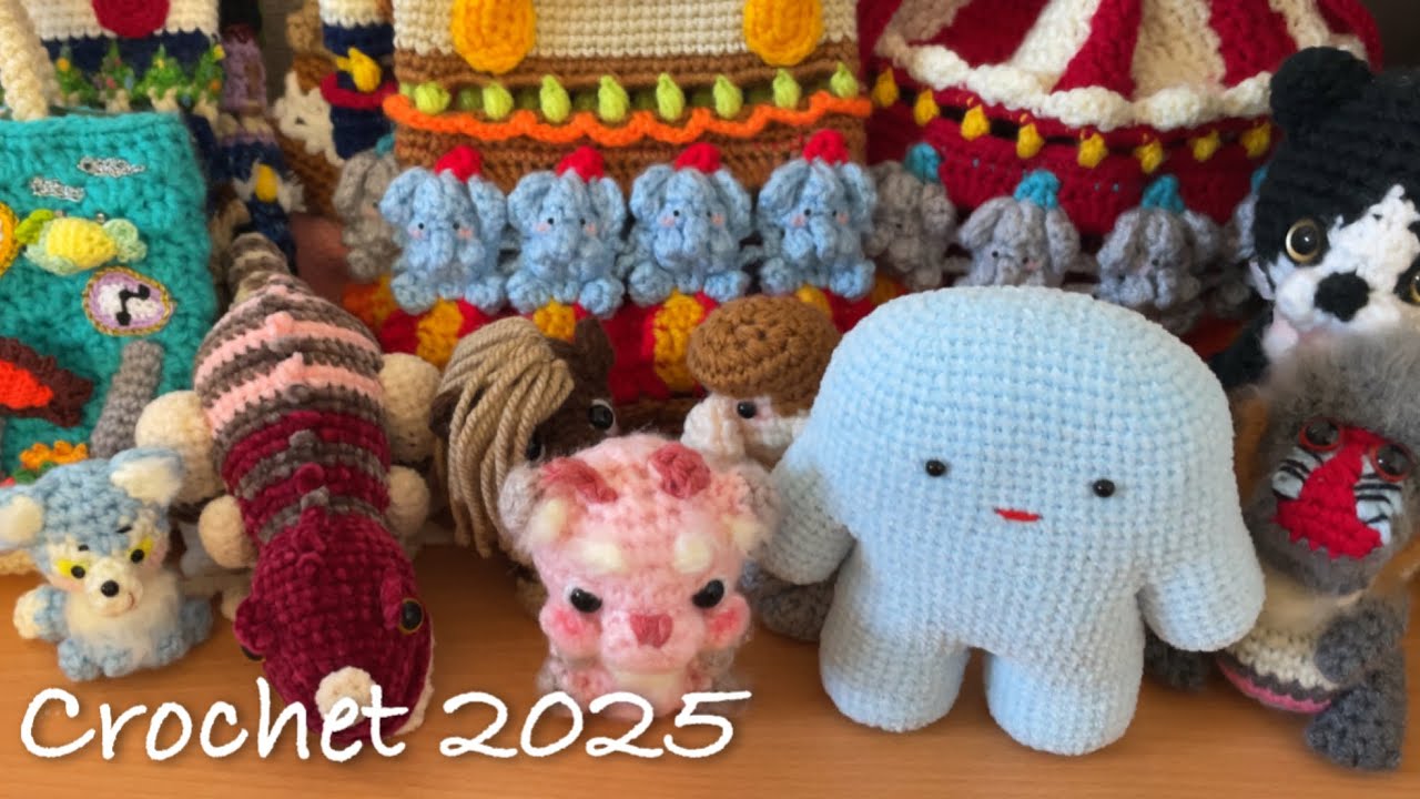 【かぎ針編み】2025年編んだもの紹介🧶