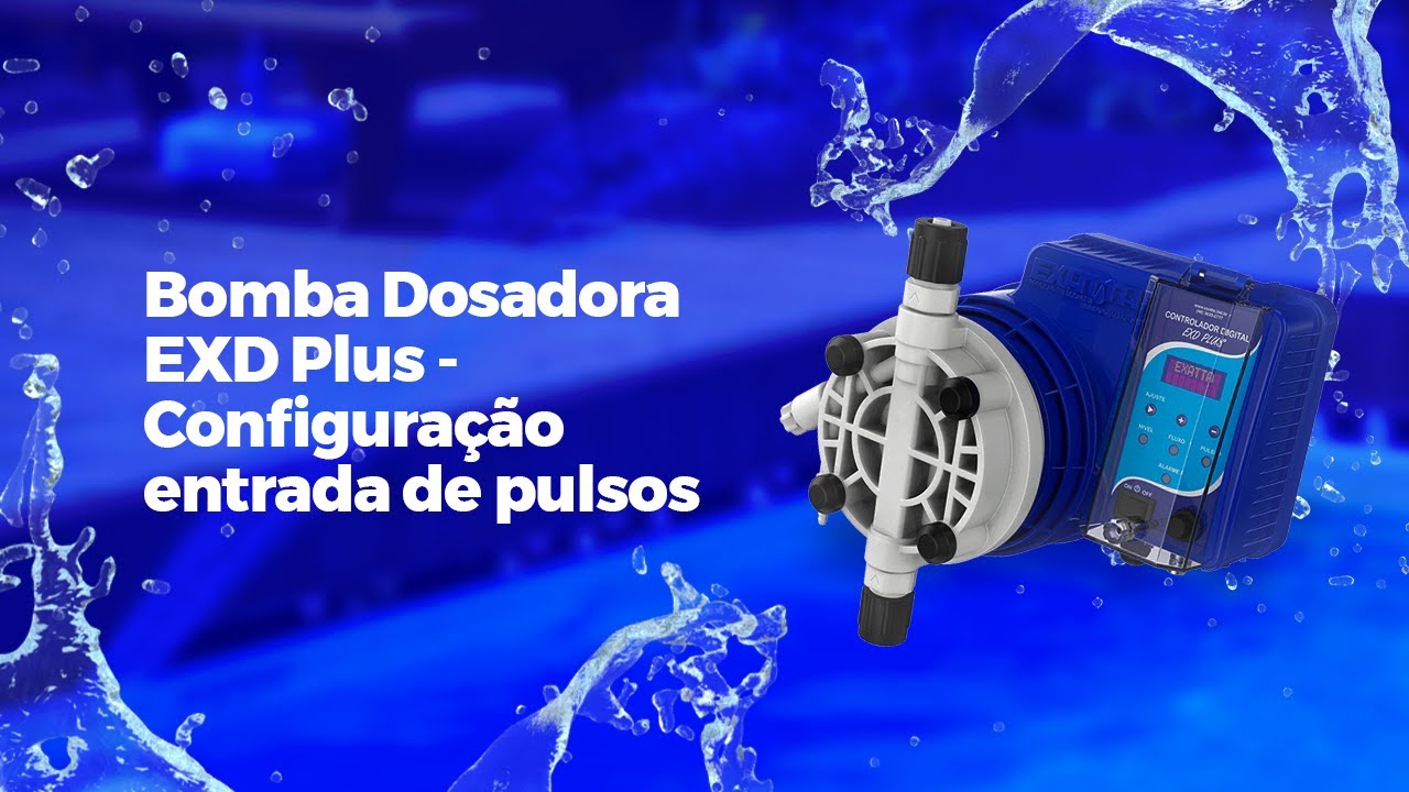 Bomba Dosadora EXD Plus | Configuração entrada de pulsos