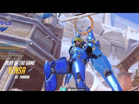 POTG! YZNSA INSANE ECHO + PHARAH GAMEPLAY OVERWATCH SEASON 26 TOP 500