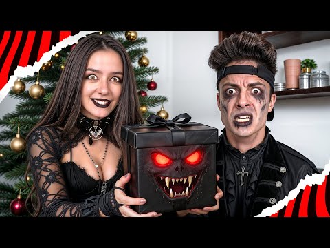 THE WORST SECRET SANTA EVER WITH MY GIRLFRIEND FROM THE DARK WEB!