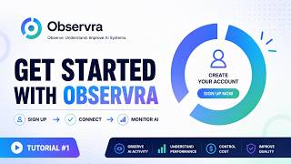 Observra Tutorial #1: Introduction, Sign-Up & Getting Started