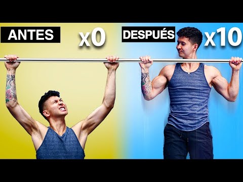 ¡Cómo pasar de 0 a 10 dominadas consecutivas (¡RÁPIDAMENTE!)! 💪🚀