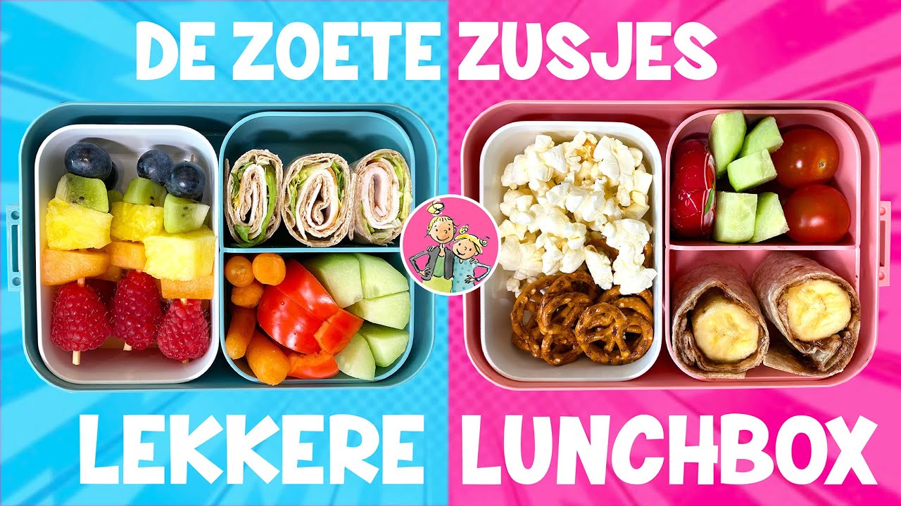 LEKKERE LUNCHBOX IDEEËN voor KINDEREN!! [Lekker, Makkelijk & Gezond] ♥DeZoeteZusjes♥