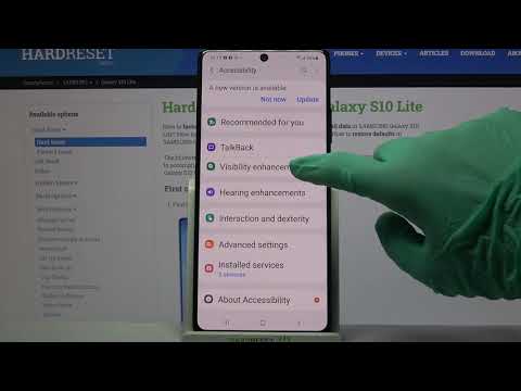 How to Activate High Contrast Text on SAMSUNG Galaxy S10 Lite – Change Text Contrast