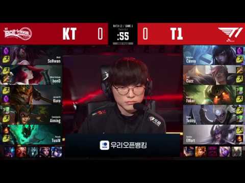 T1 vs KT Highlights Ván 1 - Cuzz mang Diana đi rừng, Teddy bắn cực gắt || LCK Mùa Xuân 2020