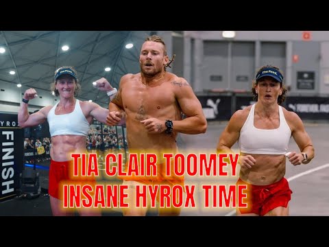 "CAN I GET UNDER 55 MIN?" // TIA CLAIR TOOMEY FULL HYROX SPLITS