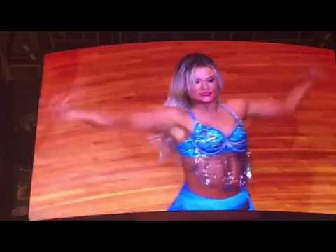 Pistons Dancers "Jai Ho" on screen 3/30/17