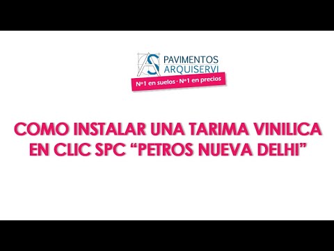 ¿Como Instalar un Suelo SPC|Clic efecto Piedra | Petreo?