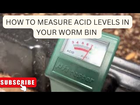 How to check acidity in worm bins #vermicompost #redwigglers