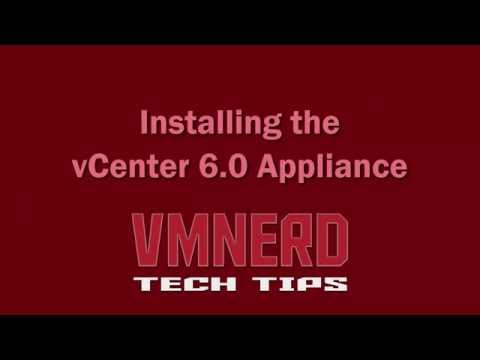 Installing the VMWare VCSA / VMWare vCenter 6.0 Server