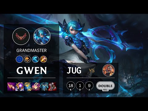 Gwen Jungle vs Qiyana - EUW Grandmaster Patch 12.2