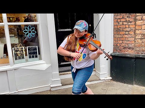 TITANIUM X VIVA LA VIDA | AWESOME MASHUP BY STREET VIOLINIST