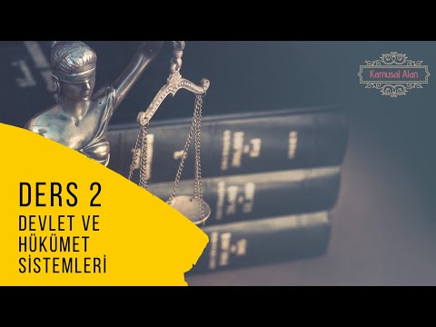 2) ANAYASA HUKUKU - DEVLET SİSTEMLERİ  - 2023 / 2024 GÜNCEL
