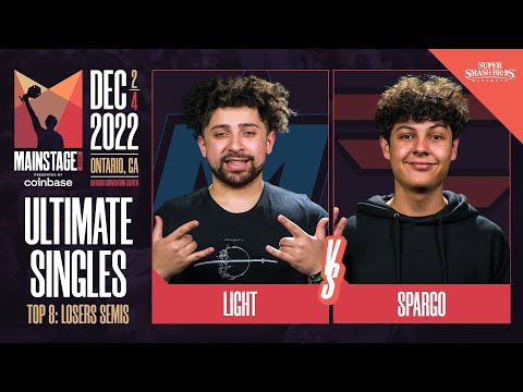 Light (Fox) vs Sparg0 (Cloud) - Ultimate Top 8 Losers Semi-Final  - Mainstage 2022