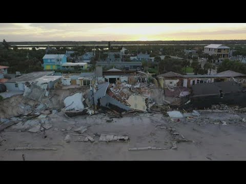 Destruction in Daytona area after Nicole rips through