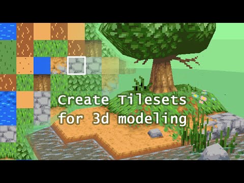 How to create a tileset for use in 3d. The complete process explained.