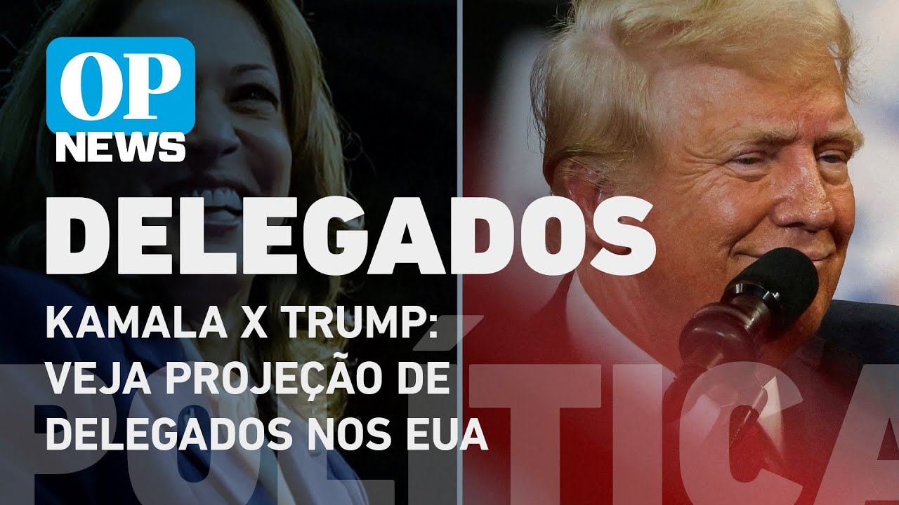 Kamala x Trump: Veja projeção de delegados nas eleições dos EUA l I POVO NEWS