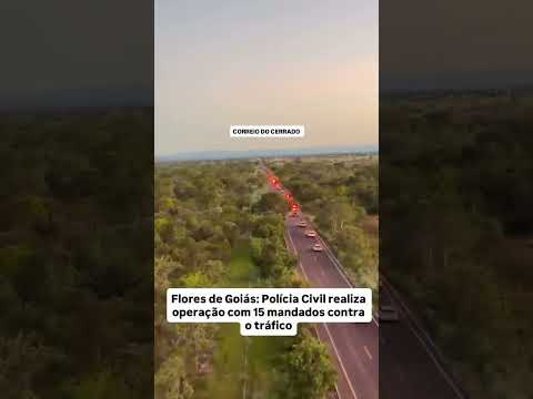 Flores de Goiás - Uma grande operação da Polícia Civil movimentou
