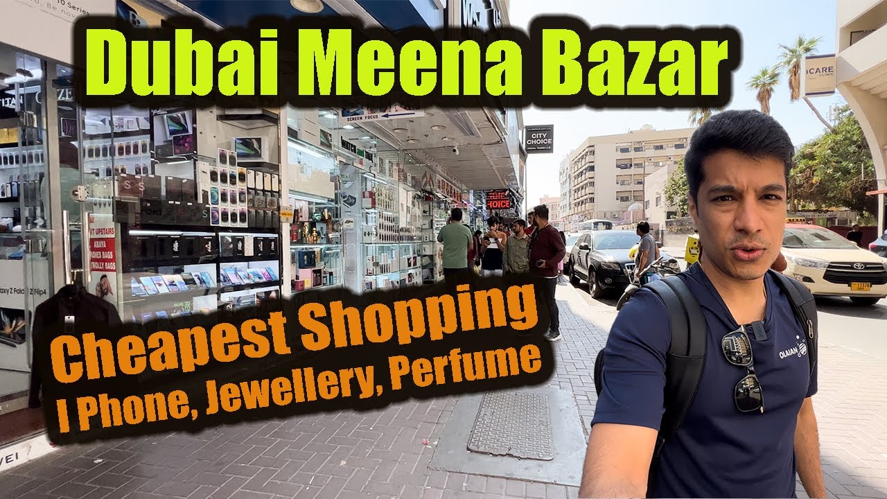 A traveler explores Meena Bazaar Dubai and shares insights.