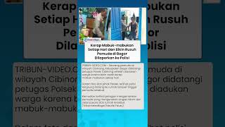 AKIBAT Kerap Mabuk-mabukan Setiap Hari dan Bikin Rusuh, Pemuda di Bogor Dilaporkan ke Polisi