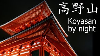 preview picture of video 'Mount Kōya by night 夜 の 高野山 【 うろうろ高野山 Japan Travel 】 Koyasan 高野山 大門 ~ 壇上伽藍 Daimon ~ Garan'