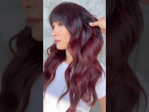 🍒 Cherry Cola Hair Color 😍 FULL FORMULA #haircolor...