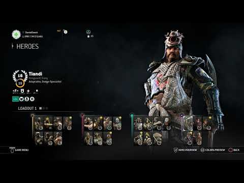 For Honor | My Tiandi Perks & Gear Showcase (Dominion)