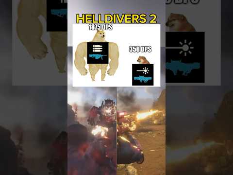 The Heavy Machine Gun vs Laser Cannon - Helldivers 2