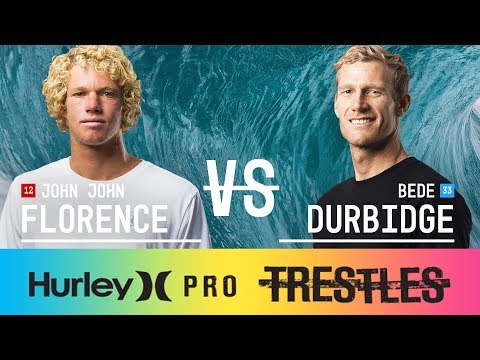 John John Florence vs. Bede Durbidge - Round Five, Heat 3 - Hurley Pro at Trestles 2017