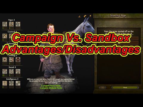 Campaign Vs. Sandbox Advantages/Disadvantages Bannerlord Guides - Flesson19