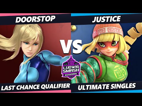 Ludwig Invitational - Doorstop (ZSS) Vs. Justice (Min Min) SSBU Ultimate Tournament